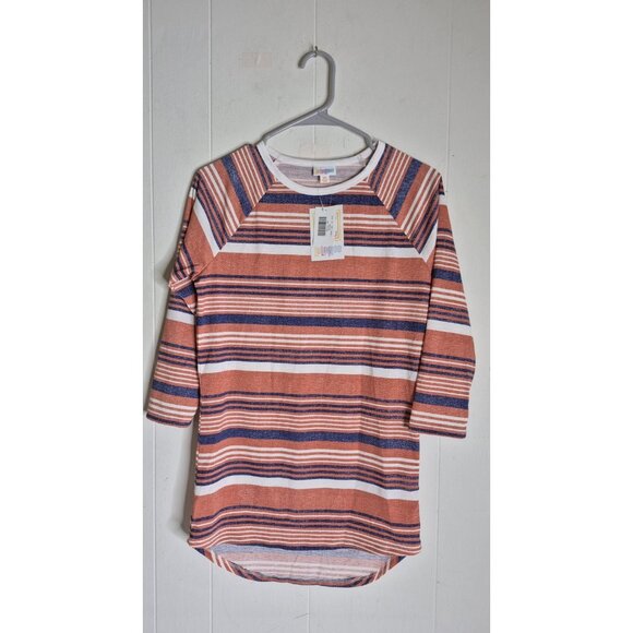 NEW LULAROE Randy Long Sleeve Striped Shirt Women's Size XS - Picture 1 of 10